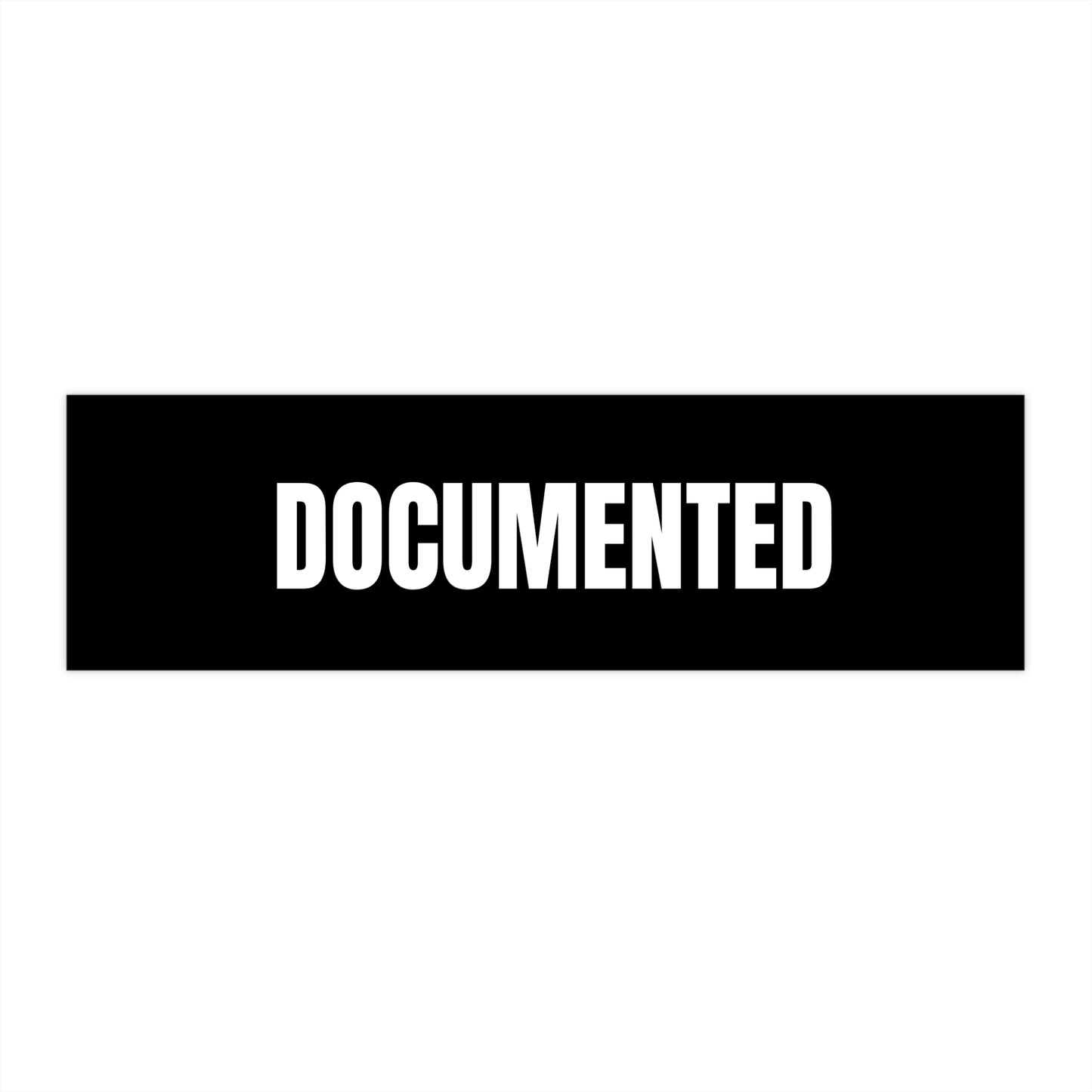 Express your solidarity with this statement bumper sticker.